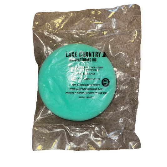 LAKE COUNTRY 6.5" GREEN FOAM LIGHT POLISHING PAD – lake city soap - green tea