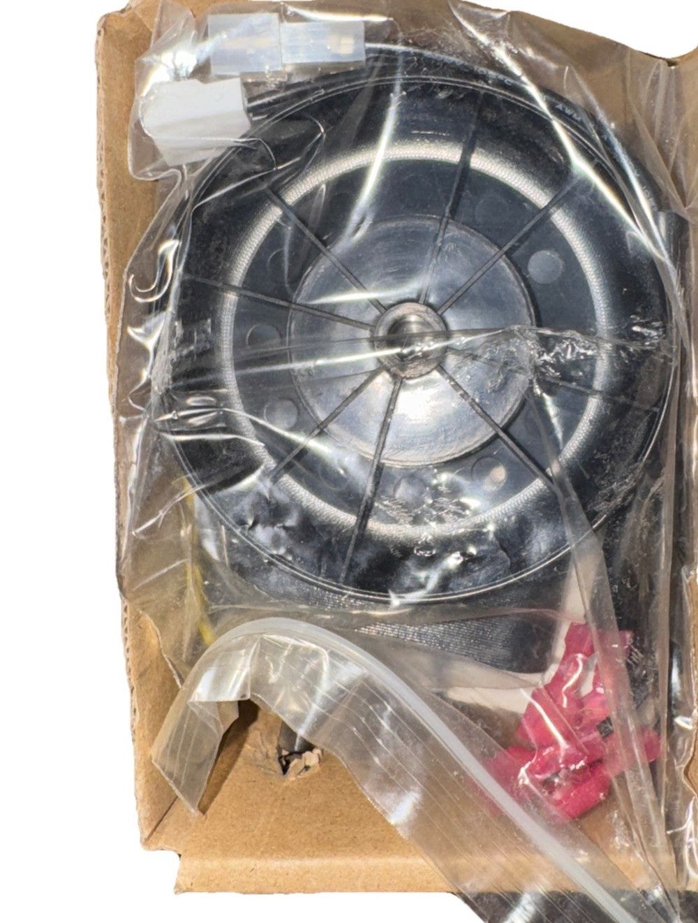 318984-753 Furnace Inducer Draft Draft Motor Assembly, PRYSM – a black and white plastic object in a package