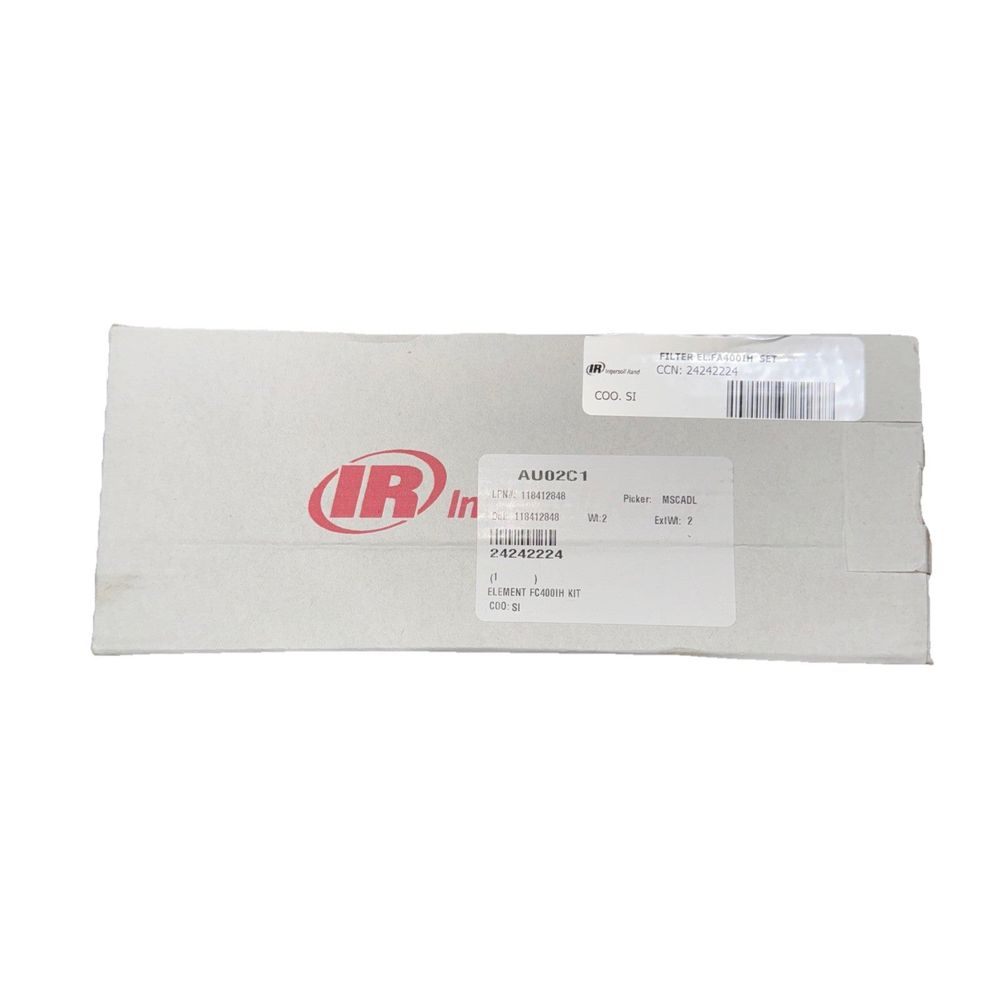 24242224 Ingersoll Rand Filter Element - Fits in Housings FC400IH, FA400IH – a white envelope with a red and white logo