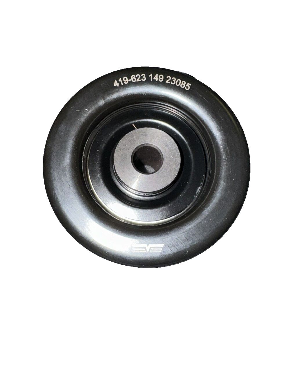 Dorman 419-5005 Accessory Drive Belt Idler Pulley Compatible with Select Models – a black wheel with a white background