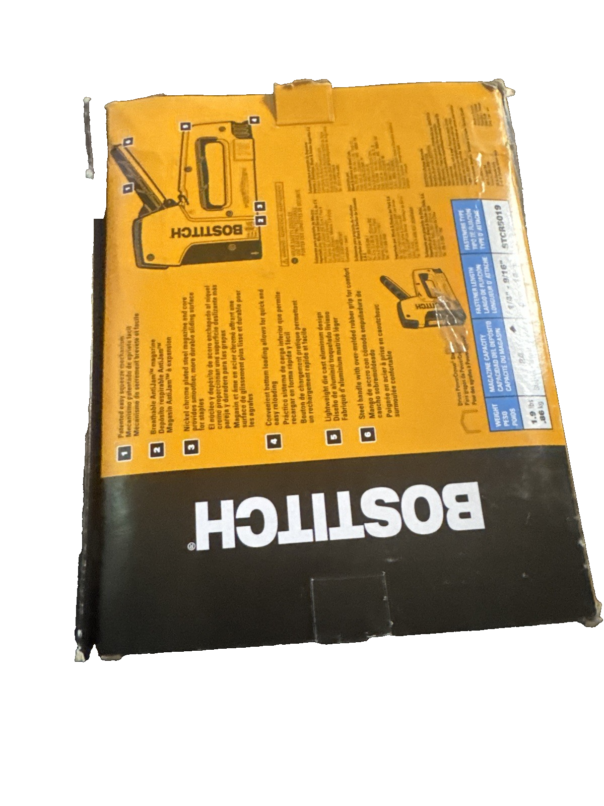 BOSTITCH T6-8 Heavy Duty Powercrown Tacker