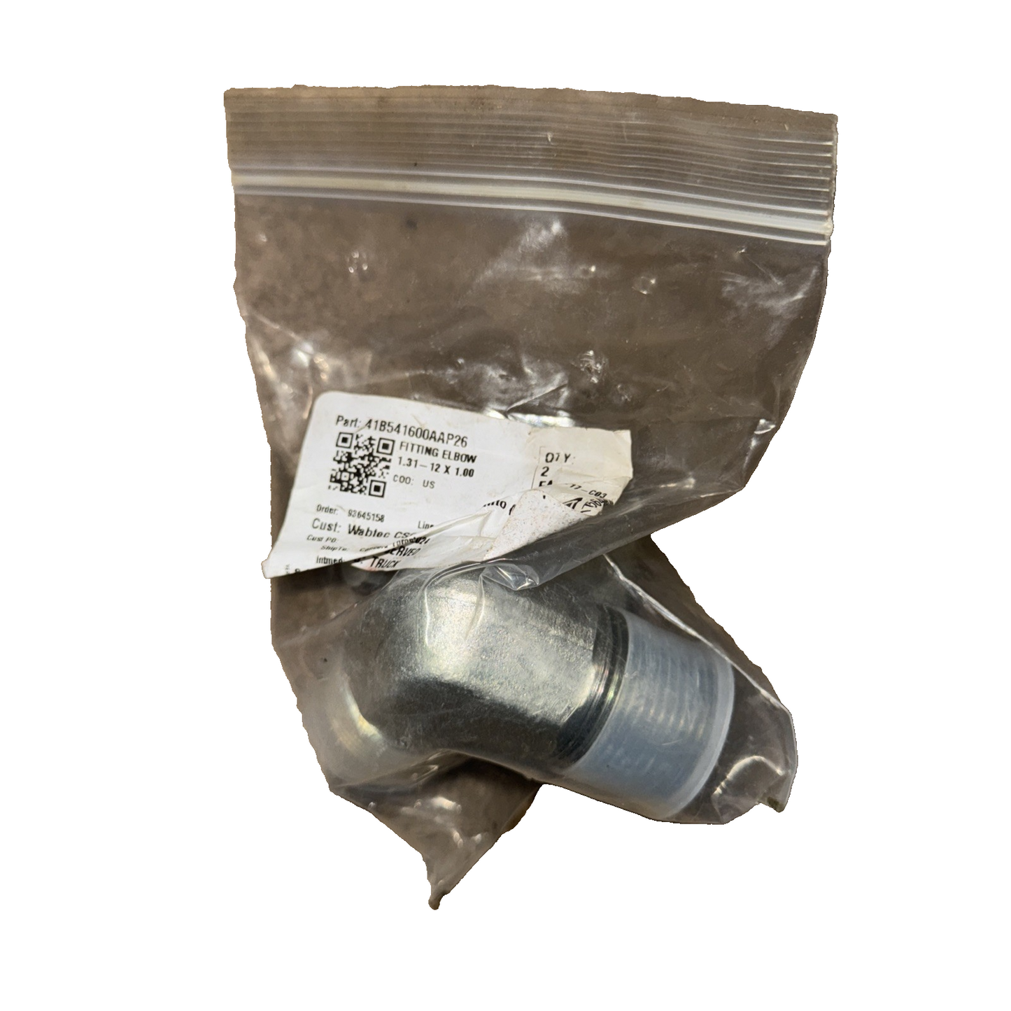 41B541600AAP26 Fitting Elbow Wabtec 2 Pack