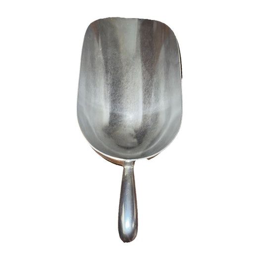 Crestware AS85 85 oz Aluminum Cast Scoop – a spoon with a spoon handle on it