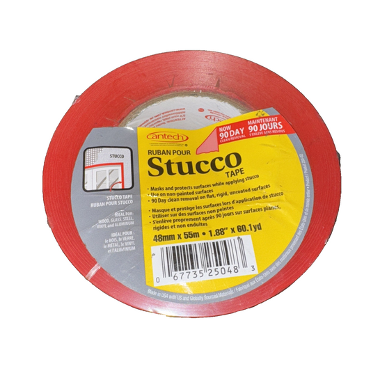 TAPE STUCCO RED 48MMX55M 250-02