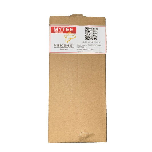 WA177-295 TURN SIGNAL SWITCH ASSEMBLY/8 WIRE HARNESS-KENWORTH/PETERBILT, MyTee – a brown cardboard box with a white label on it