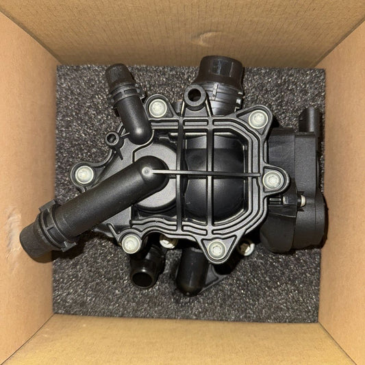 330i Heat management module - 11537644811, Unbranded – a box with a black plastic water pump