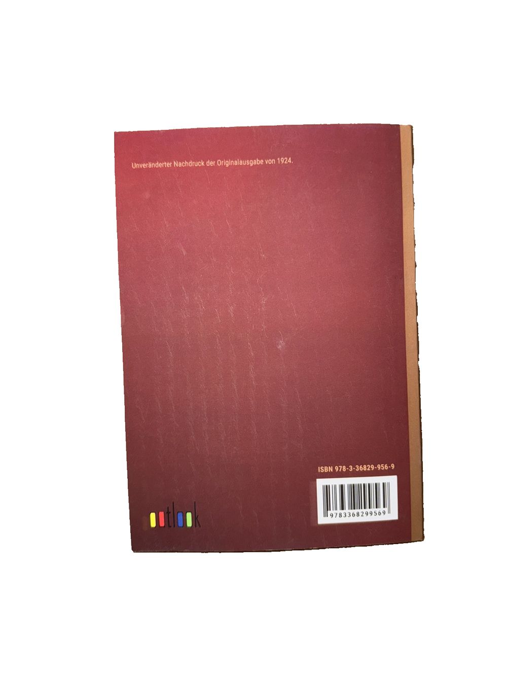Immanuel Kant By Johannes Von Kries, DaveyDooDeals – a red book with a white background