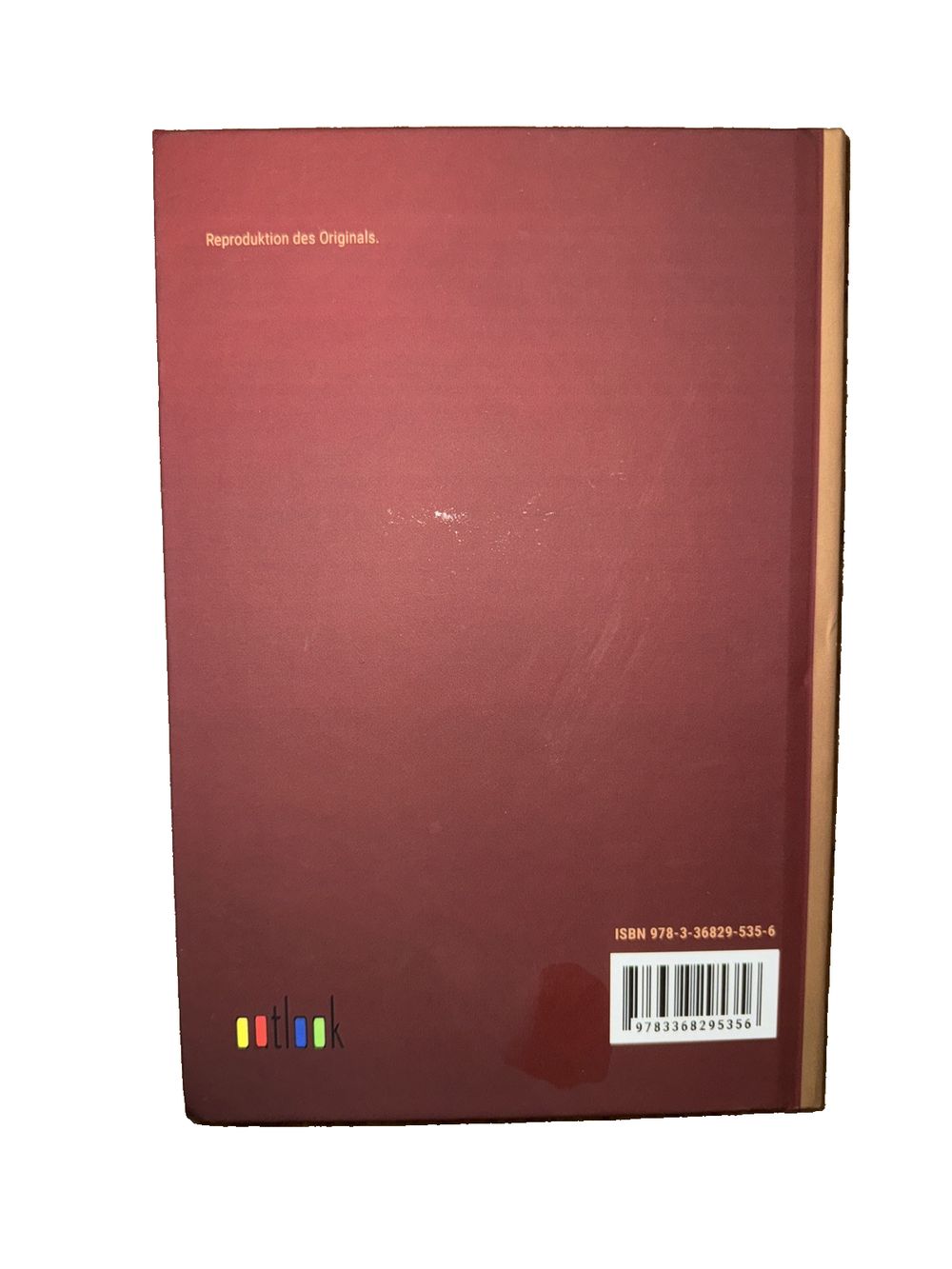 Die Wassernot im Emmental: in Grodruckschrift, DaveyDooDeals – a red hardcover book with a white background