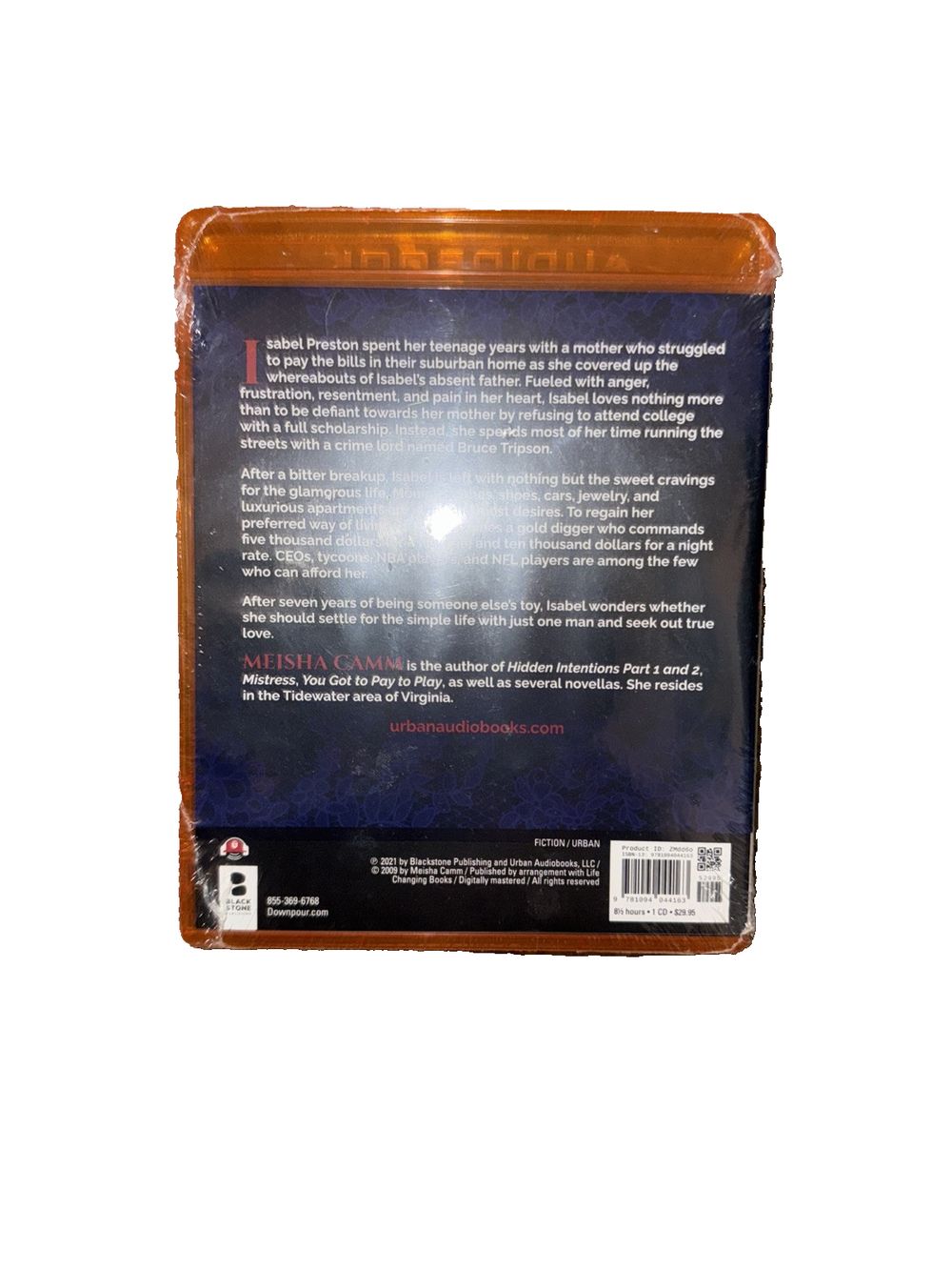 You Got to Pay to Play Audio Book, DaveyDooDeals – the back of a plastic box with a label on it