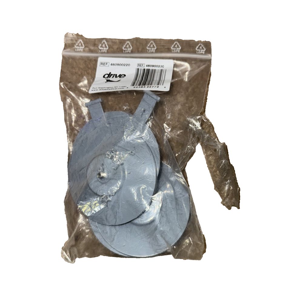 BELLAVITA SUCTION CUP SET,SCREW IN,4/BX by Drive/DeVilbiss Healthcare, Inc – a bag of blue plastic caps