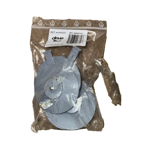 BELLAVITA SUCTION CUP SET,SCREW IN,4/BX by Drive/DeVilbiss Healthcare, Inc – a bag of blue plastic caps
