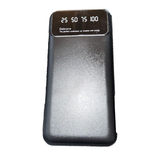Model 697 Battery Capacity 20000 Mah 3.7V 74 WH Power Bank, Unbranded – a black cell phone with a silver cover