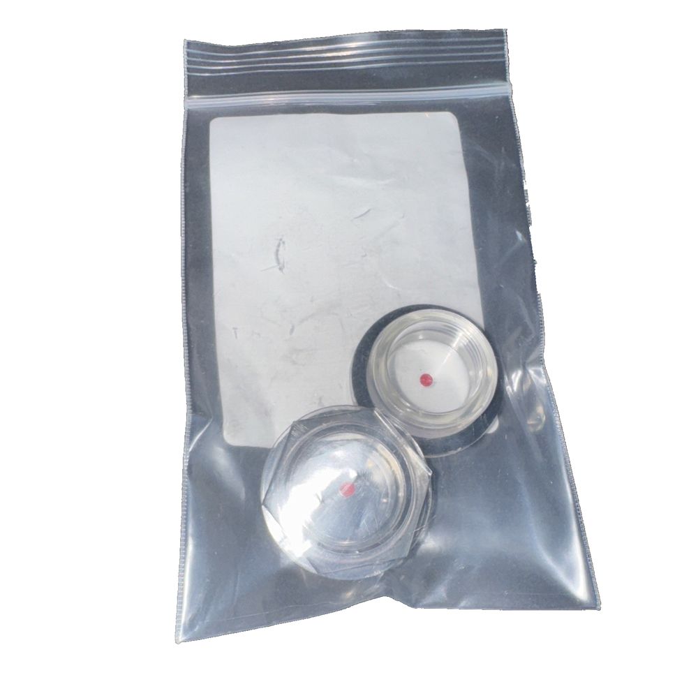 Plastic Fluid Level Sight Glass - G 1"" Pipe Thread - J.W. Winco 6311025 2Pack, JWWinco – a small silver container with a small silver cont…