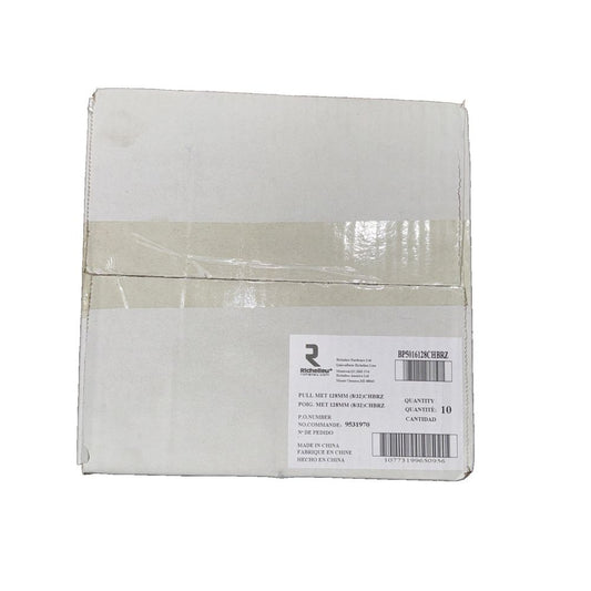 Richelieu Greenwich Collection 5 1/16-inch (128 mm) Champagne 10 Pack – a white box with a white label on it