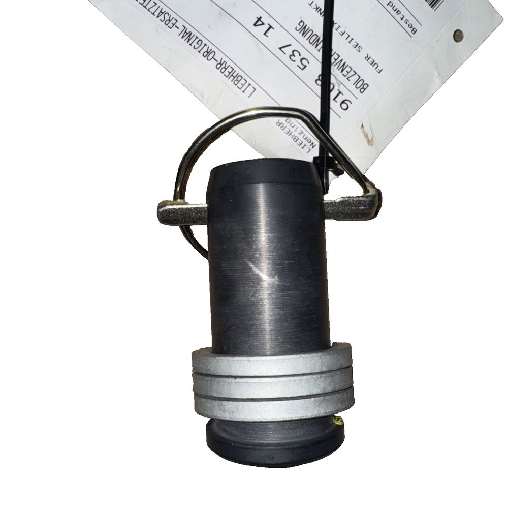 Liebherr original replacement parts Bolt connection for rope fixed point A3 – a black and white label on a white background