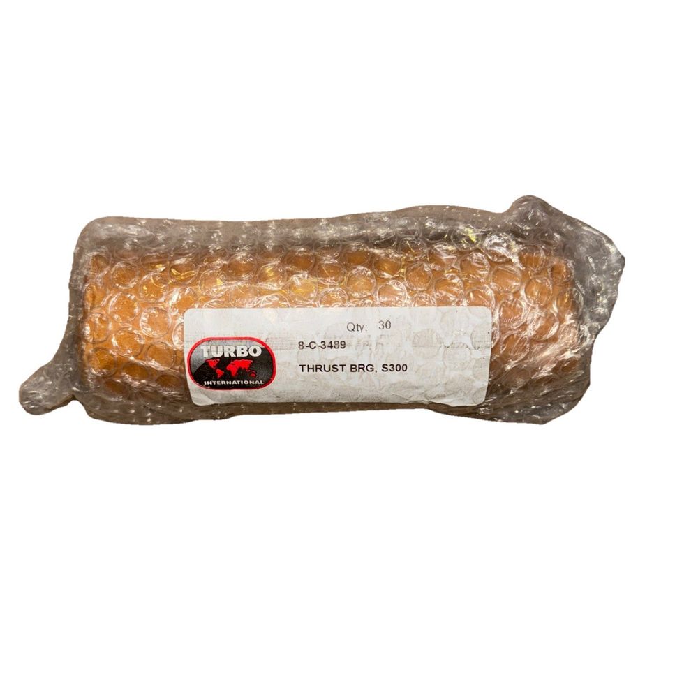 8-C-3489 Turbo International Thrust Bearing BRG, S300 30 Pack, DaveyDooDeals – a bag of bread with a label on it