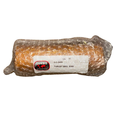 8-C-3489 Turbo International Thrust Bearing BRG, S300 30 Pack, DaveyDooDeals – a bag of bread with a label on it