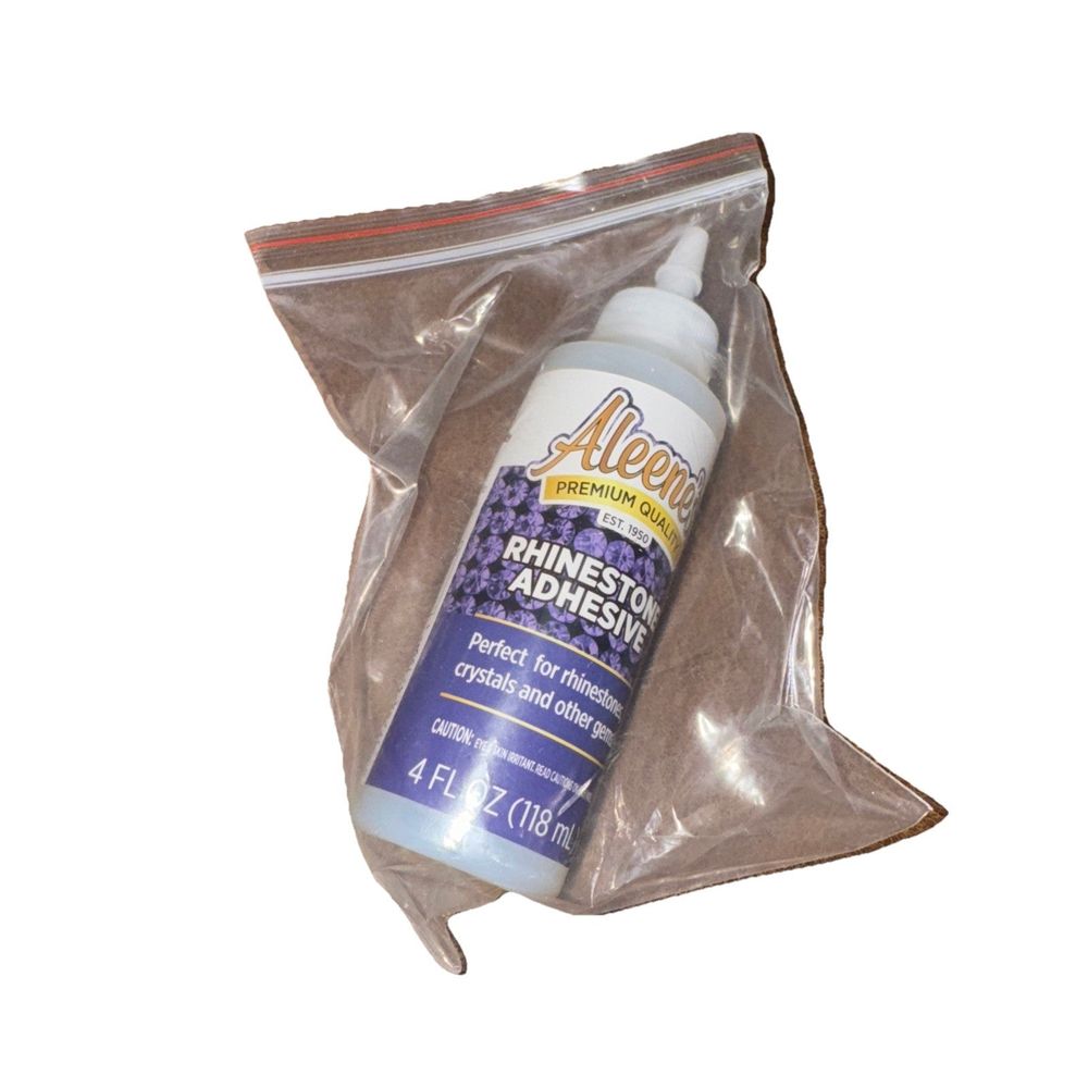 Aleene's Rhinestone Adhesive, Permanent Multi-Surface Liquid Glue for Jewels, DaveyDooDeals – a bag of glues and glues for a glue