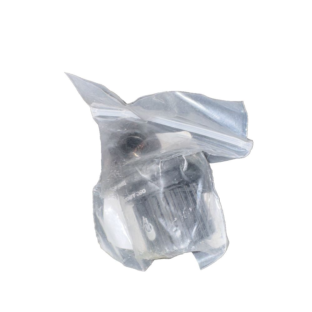 Micro Spline, Aluminum, 12x142/148/157/197mm TA (Fits Ratchet Hubs), DTSwiss – a piece of clear quartz on a white background
