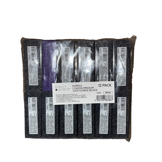 Purple Sani Blocks Medium/Coarse 12-Count Beauty Secrets
