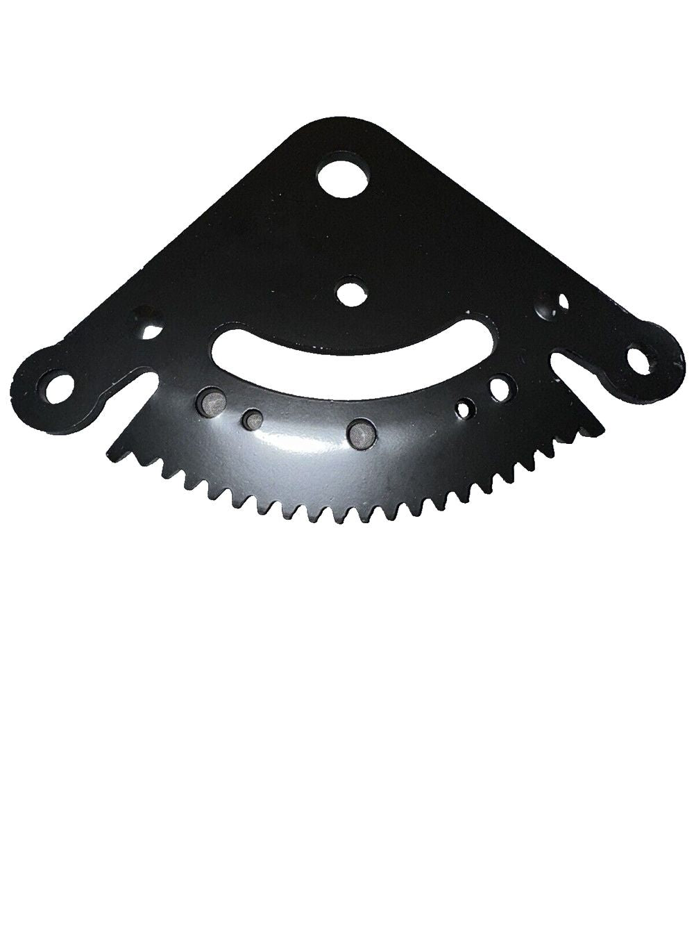 Steering Sector Pinion Gear 19 Tooth for John Deere for LA100 LA102, Unbranded – a black metal blade with holes