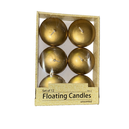 Set Of 12 Floating Candles