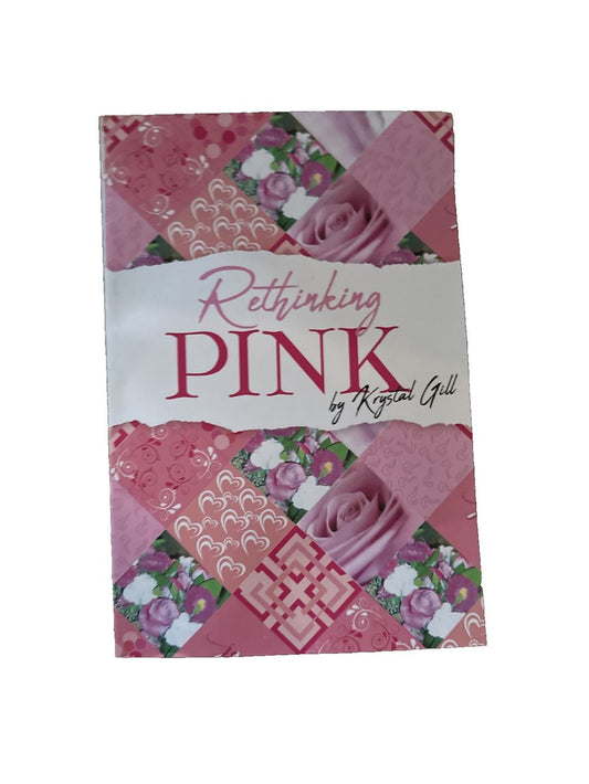 Rethinking Pink, DaveyDooDeals – a pink and white greeting card with a pink rose design