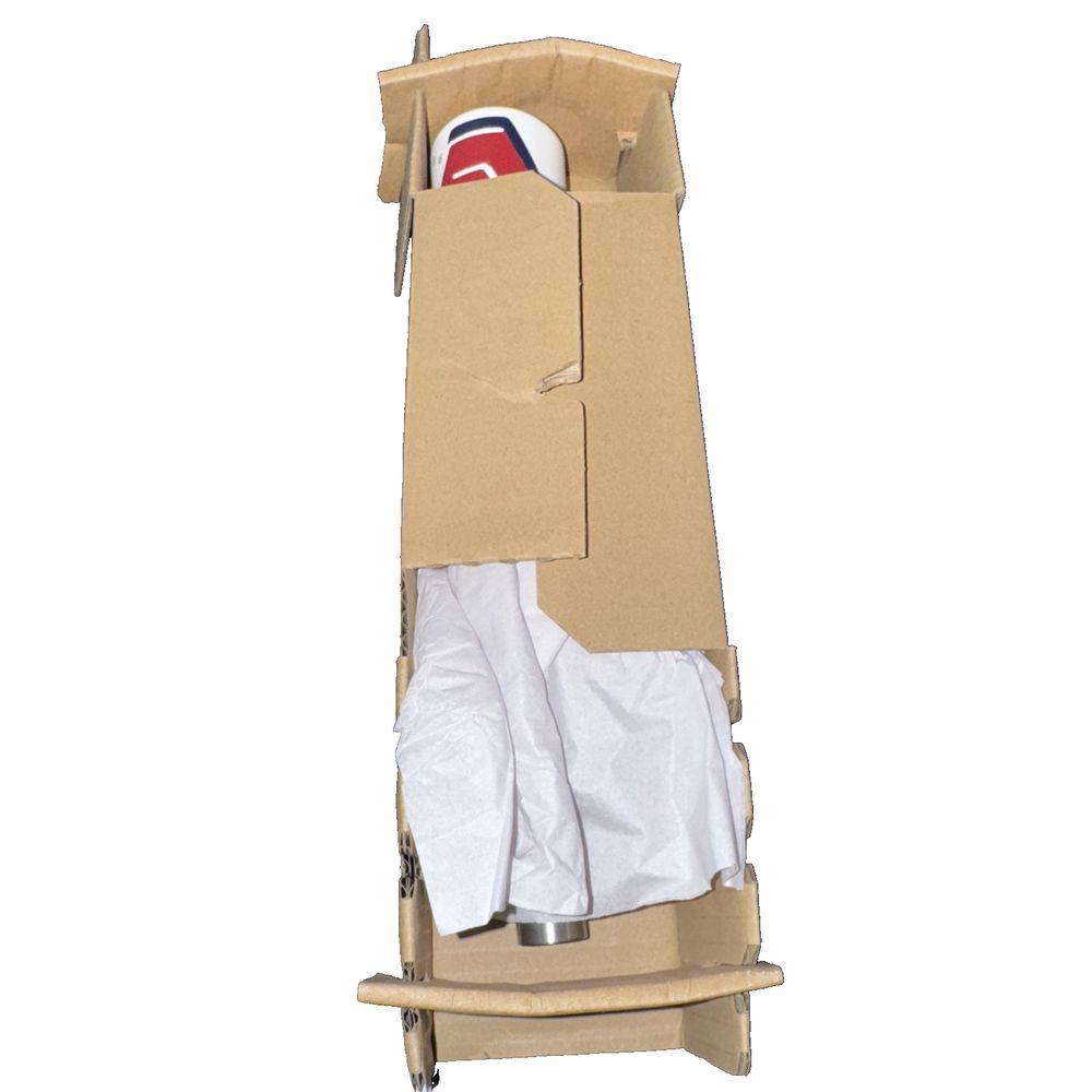 Molson Canadian 2020 Draft Handle-Tall 114059 – a cardboard box with a white tissue and a red and white tissue