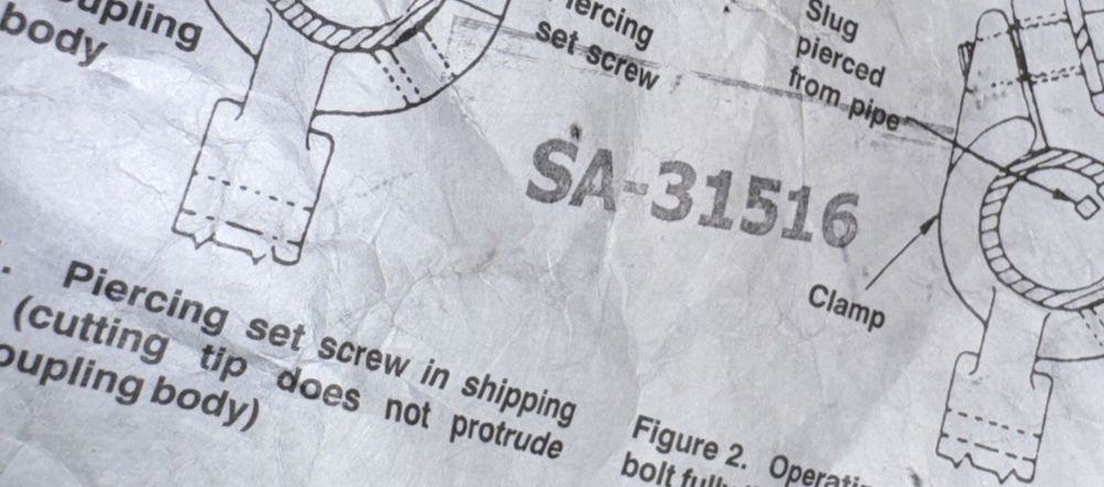 1-1/2-Inch IPS Electrical Straight Coupling SA-31516 – a drawing of a robot on a piece of paper