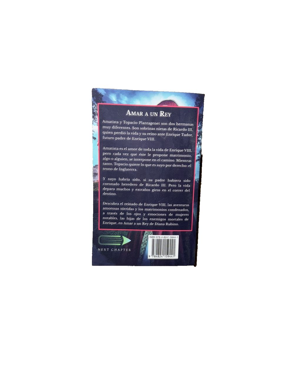 Amar a un Rey, DaveyDooDeals – the book cover for the book, with a picture of a man in a suit