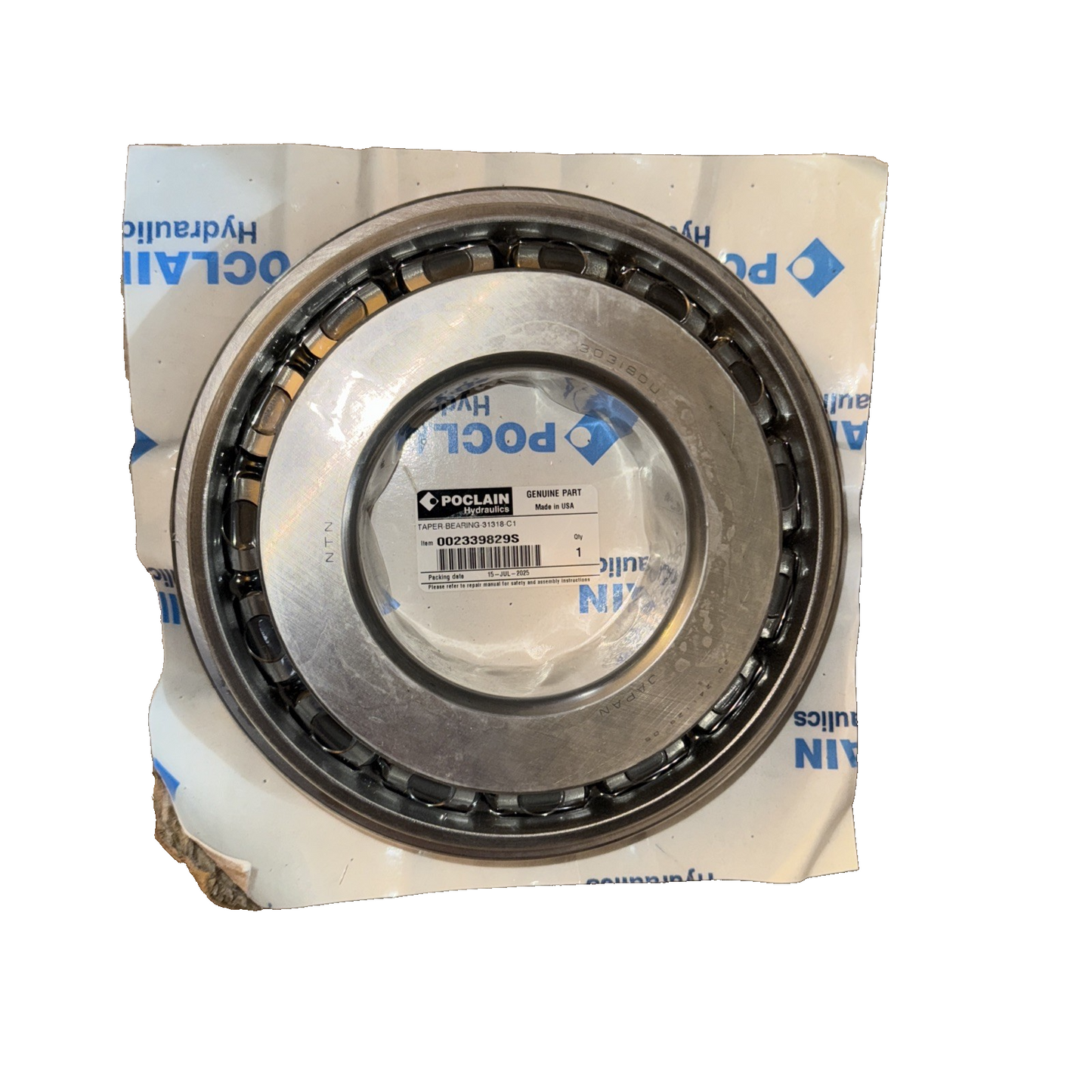 Poclain 002339829S TAPER-BEARING-31318-C1