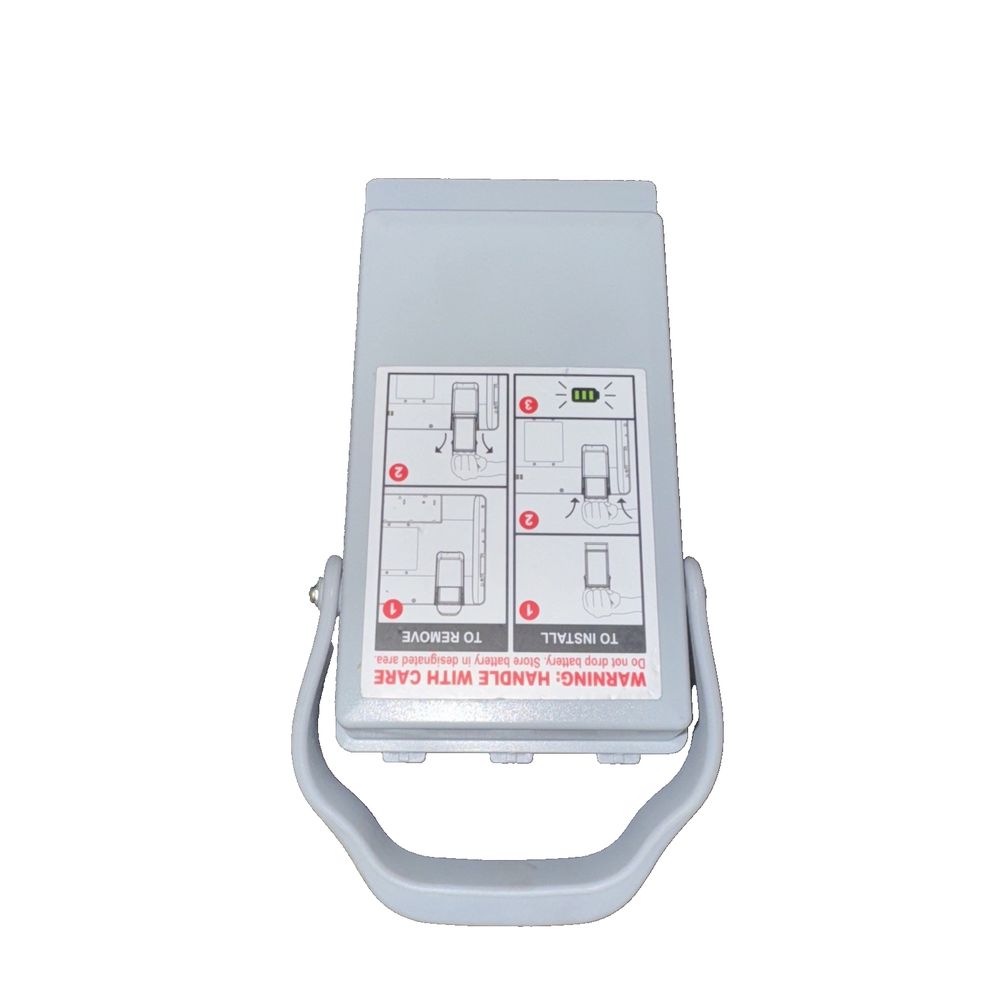 Pioneer 4HG-BAT02 External Battery for CarisTouch and Stealth 2, High Capacity, – a white box with a red and green light on it