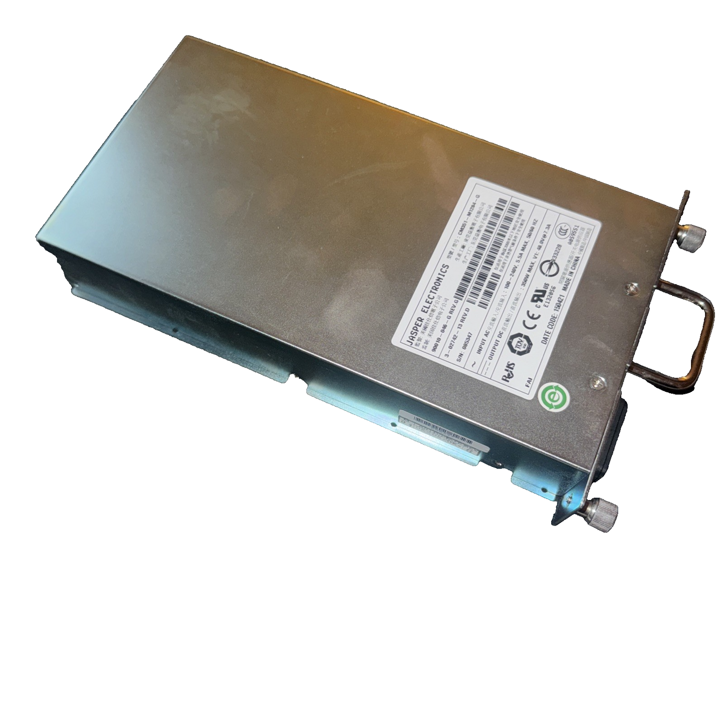 Jasper CM351-M1284-G 350W Power Supply 90010-046-G 3-02742-13 REV A 3-02742-13