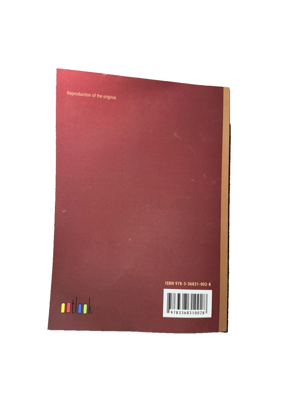 Penelope's Experiences in Scotland: in large print, DaveyDooDeals – a red notebook with a white background