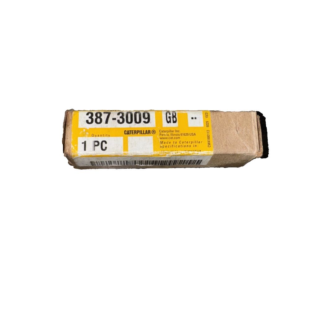 Cat 387-3009: Planetary Shaft – a piece of cardboard paper with a yellow label