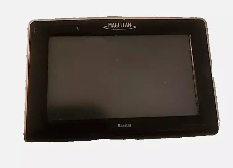 Magellan Maestro 4350 GPS Navigation System for Parts or Repair – Fix or Restore – a black tablet with a screen on it