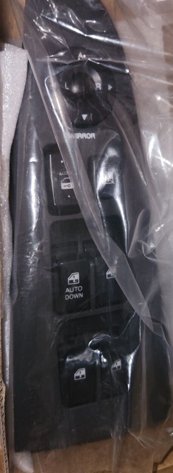 ACROPIX Front Left Driver Side Master Power Window Switch Fit for Hyundai Elantr – a black keyboard in a box with a plastic bag