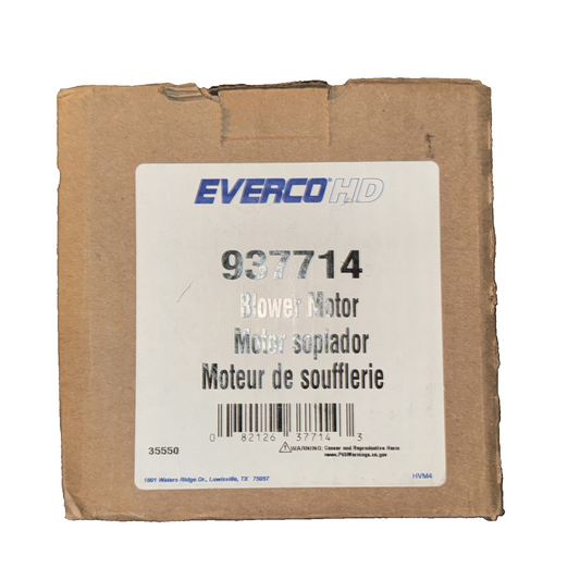 Everco HD 937714 Flanged Vented CW Blower Motor w/o Wheel