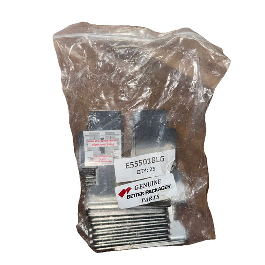 E555018LG Upper Tape Guide 25 Pack, Unbranded – a bag of brown plastic bags with a white label