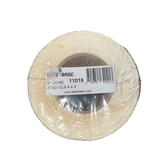 4″ x 3″ High Gloss Inkjet Label Rolls – 2″ Core, DaveyDooDeals – a roll of clear tape
