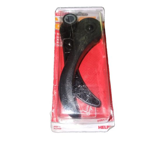 Dorman 77199 Seat Back Recliner Adjustment Handle Compatible with Select Chevrol – a black shoe with a red shoelacet