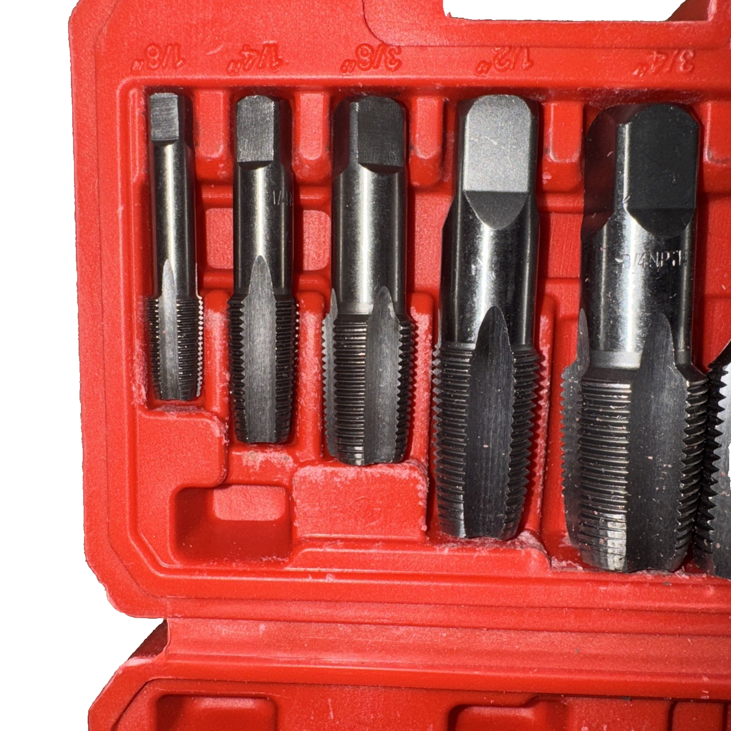 NPT Thread Forming Taps 6 Piece Set 1/8",1/4",3/8", 1/2",3/4", 1"