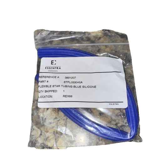 Essentra Components STFL033045A Flexible Masking Tubing, .452" ID, Blue Silicone, DaveyDooDeals – a blue cable in a plastic bag