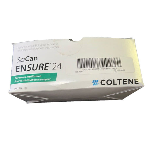 Scican Ensure Biological Indicators 100/box EXP 2026-04-30 – a box of enre 4