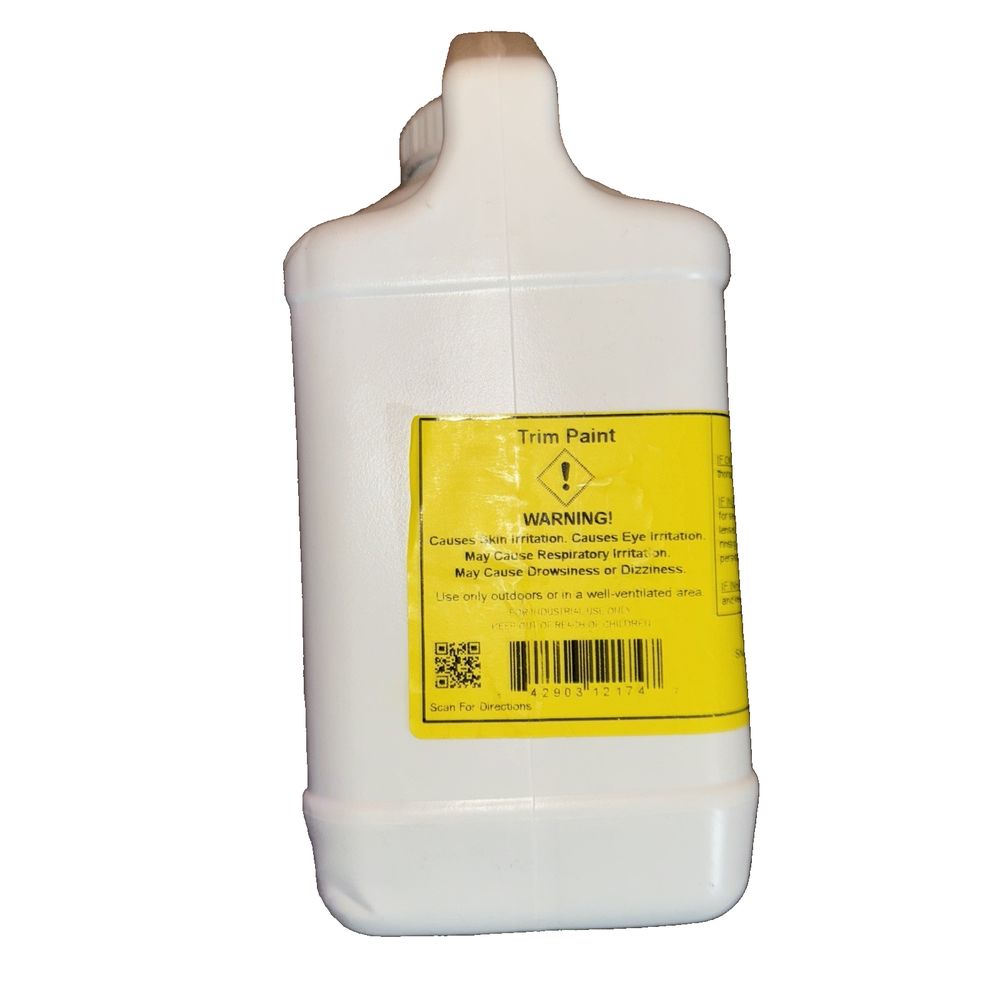 Diamond Kote S Light Gray Trim Paint – 1 Gallon | Premium Exterior Protection – a bottle of white paint