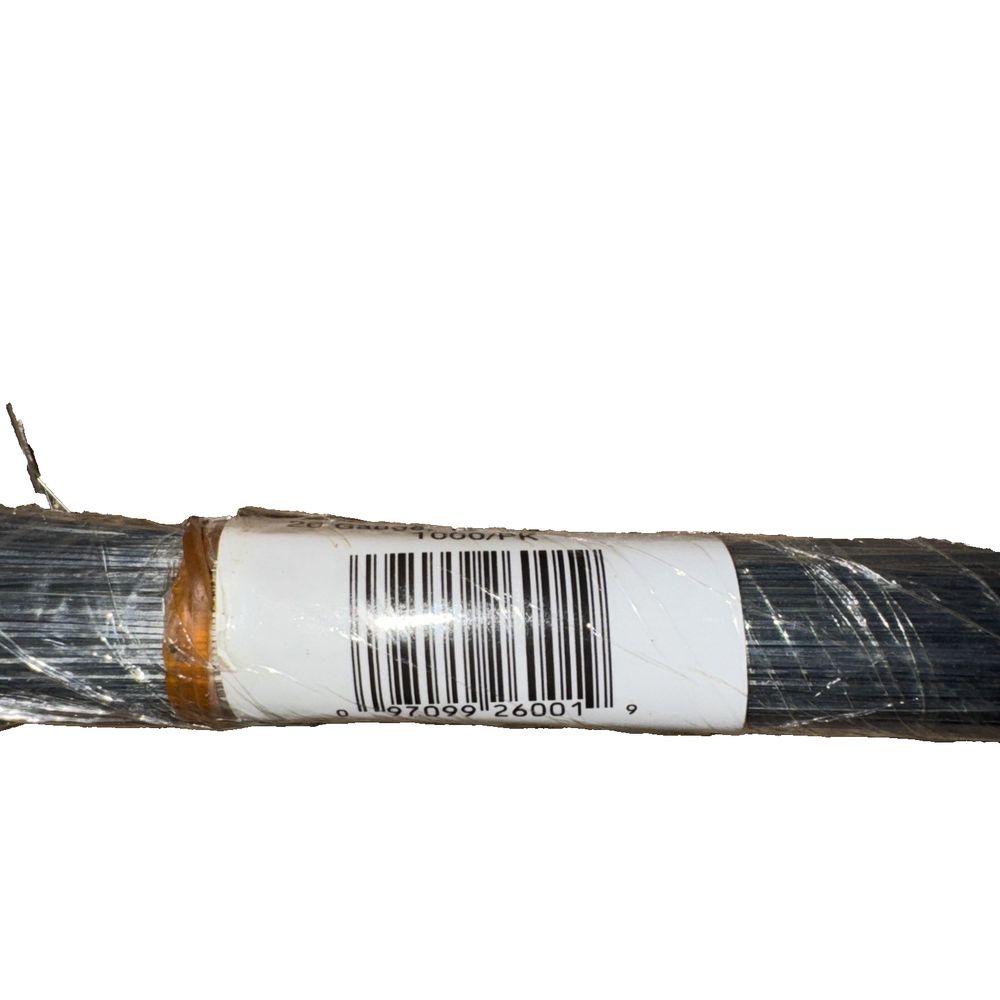 Advantus Tag Wires Wire 2612TW 1000 pack, DaveyDooDeals – a roll of plastic wrap with a barcode on it