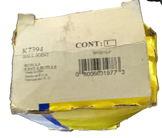 MOOG K7394 Front Upper Suspension Ball Joint for Dodge Ram 2500 – a box of yellow tape with a white label