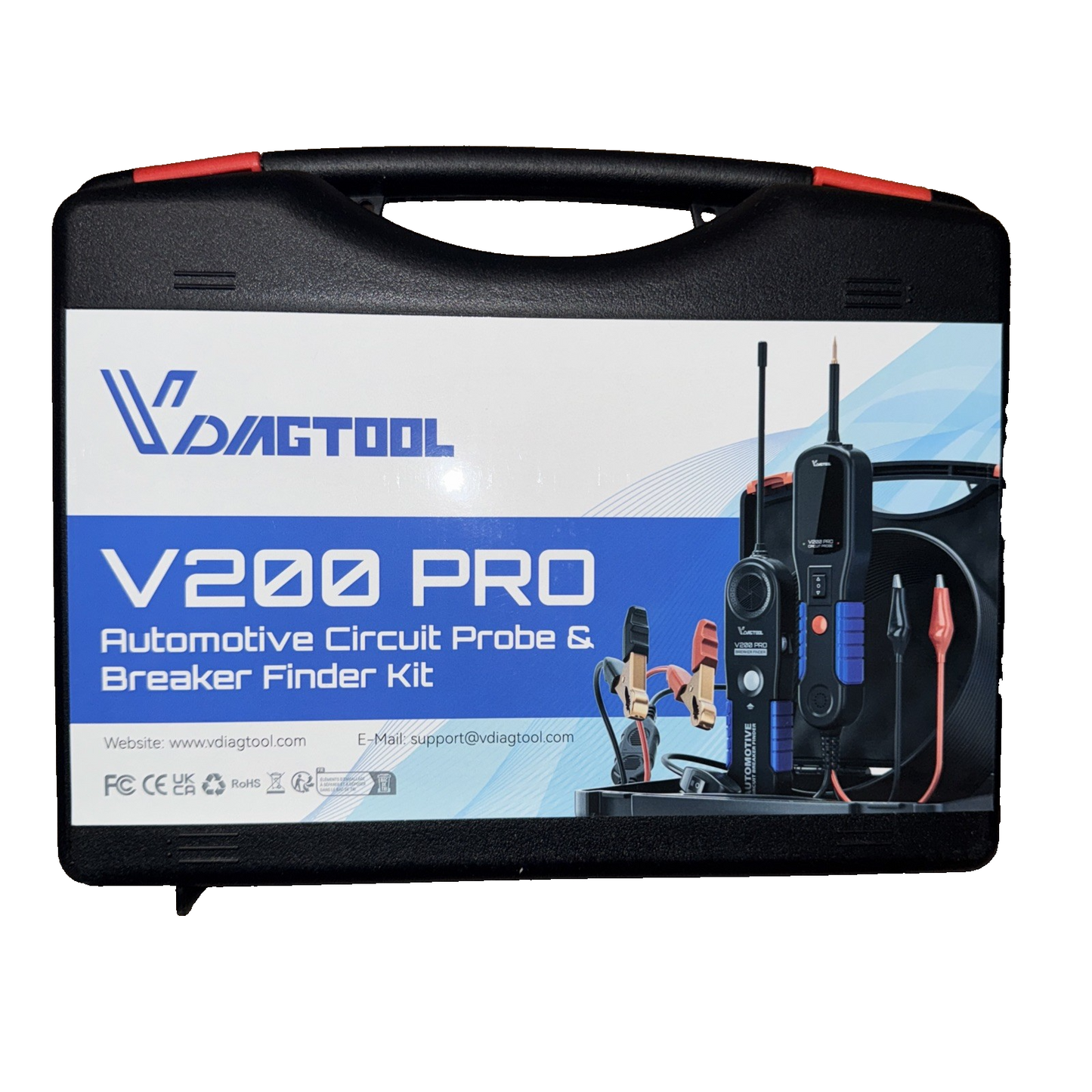 VDIAGTOOL V200 Pro Automotive Power Circuit Probe Tester Breaker Finder Tool,
