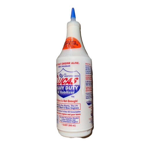 Lucas Oil Oil Stabilizer 32 Oz. – a bottle of glue glue