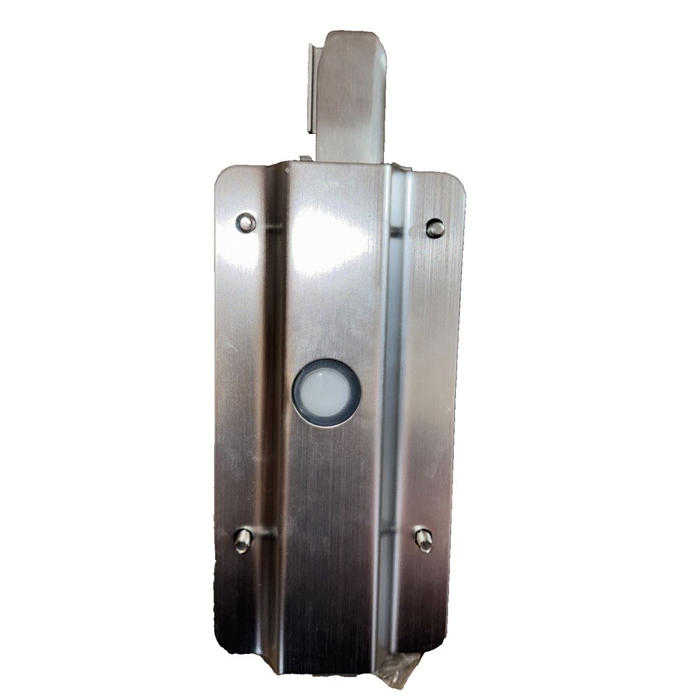 Smart Warehouse Garage Door Flat Door Latch And Lock Version 1A, Unbranded – a stainless door handle with a hole